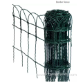 Green PVC Coated Border Garden Fence